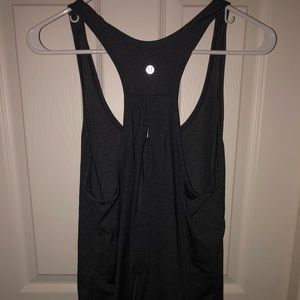 lululemon athletica Tops - Dark Grey Lululemon Workout Tank Top!! lululemon athletica Tops - Dark Grey Lululemon Workout Tank Top!!